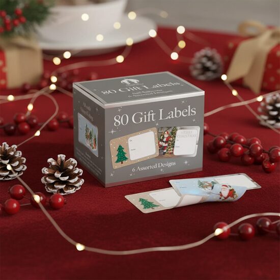 Box of 80 Sticky Gift labels